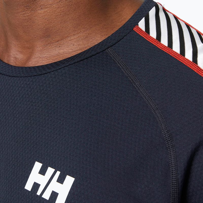 Термокофта чоловіча Helly Hansen Lifa Active Stripe Crew темно-синій 3