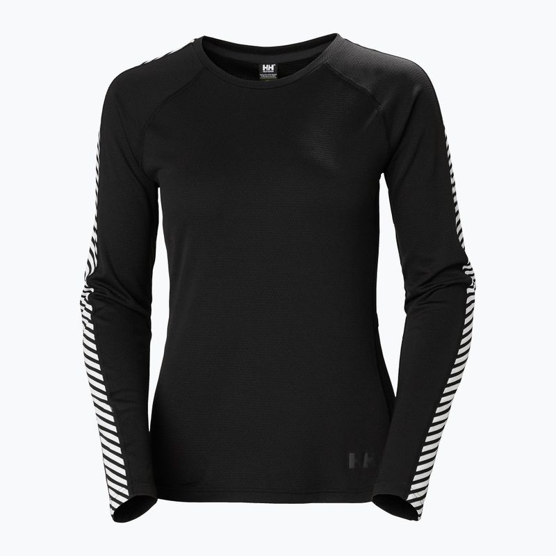 Жіноча термоактивна кофта Helly Hansen Lifa Active Stripe Crew black