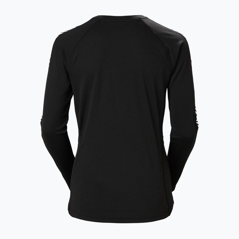 Жіноча термоактивна кофта Helly Hansen Lifa Active Stripe Crew black 2