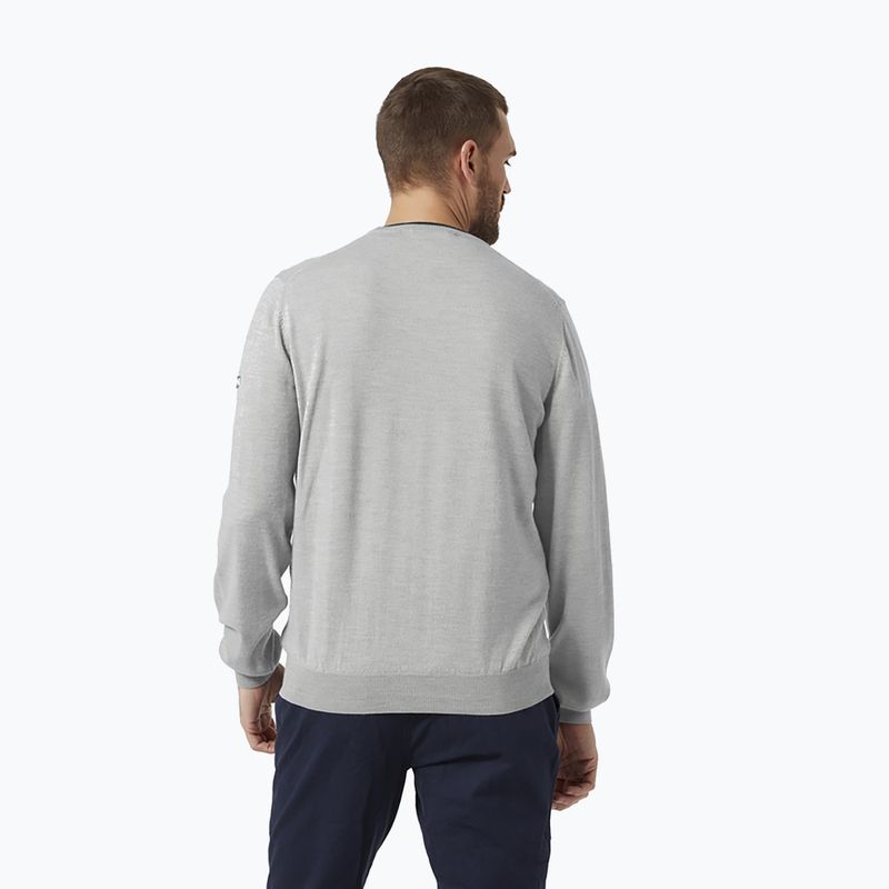 Светр для вітрильного спорту чоловічий Helly Hansen Arctic Merino сірий 34178_949 2