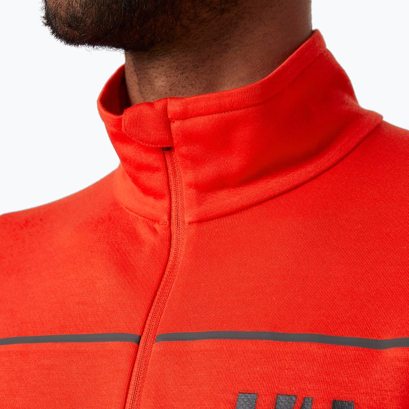 Чоловічий пуловер Helly Hansen Hp 1/2 на блискавці червоний 3