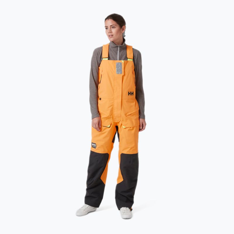 Штани для вітрильного спорту жіночі Helly Hansen Skagen Offshore Bib 320 помаранчеві 34256_320