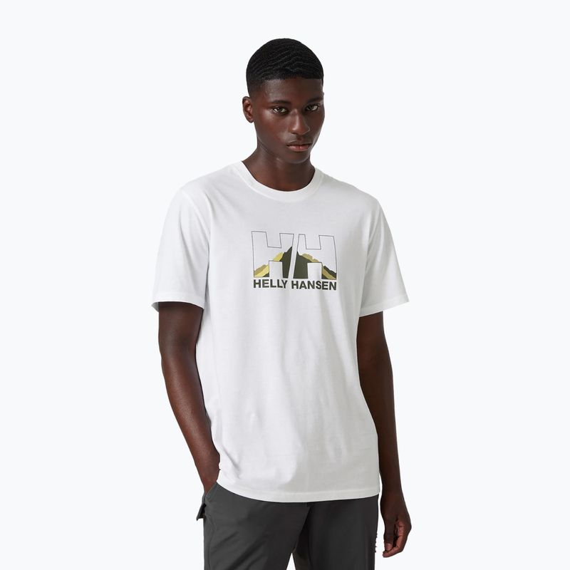 Футболка трекінгова чоловіча Helly Hansen Nord Graphic біла 62978_002