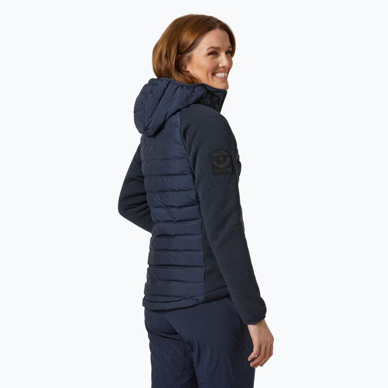 Куртка вітрильна жіноча Helly Hansen Arctic Ocean Hybrid Insulator navy 2