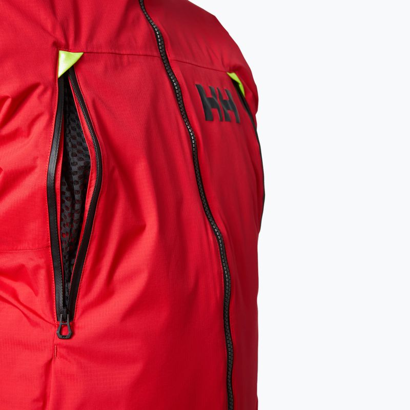 Куртка вітрильна Helly Hansen Aegir H2Flow Midlayer alert red 3