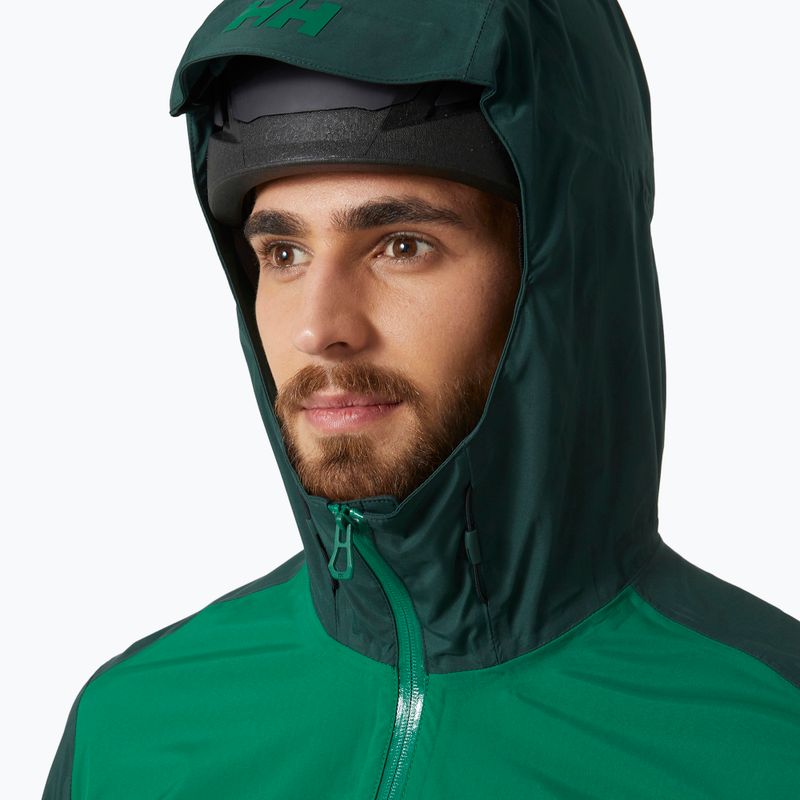 Куртка хардшел чоловіча Helly Hansen Verglas 3L Shell 2.0 зелена 62686_486 3