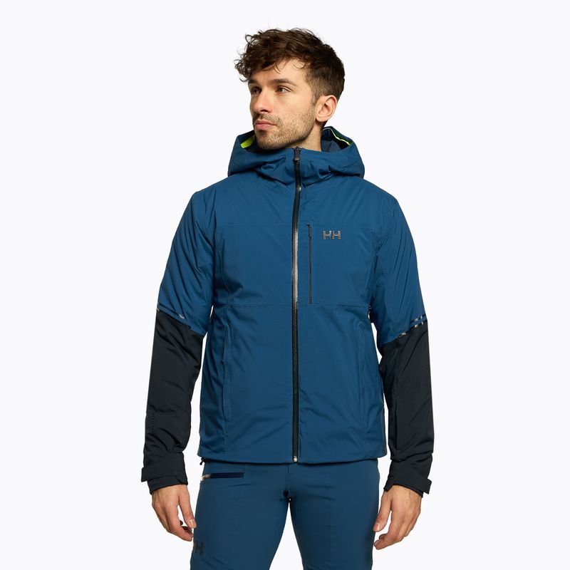 Куртка лижна чоловіча Helly Hansen Carv Lifaloft блакитна 65777_606