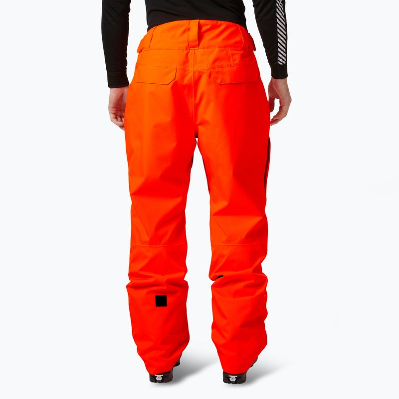 Штани лижні чоловічі Helly Hansen Sogn Cargo neon orange 2