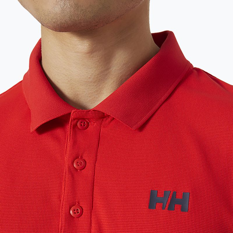 Футболка поло для вітрильного спорту чоловіча Helly Hansen Ocean Polo червона 34207_222 3