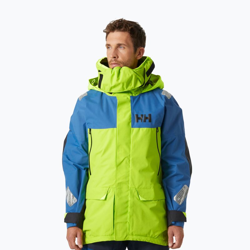 Куртка вітрильна чоловіча Helly Hansen Skagen Offshore azid lime