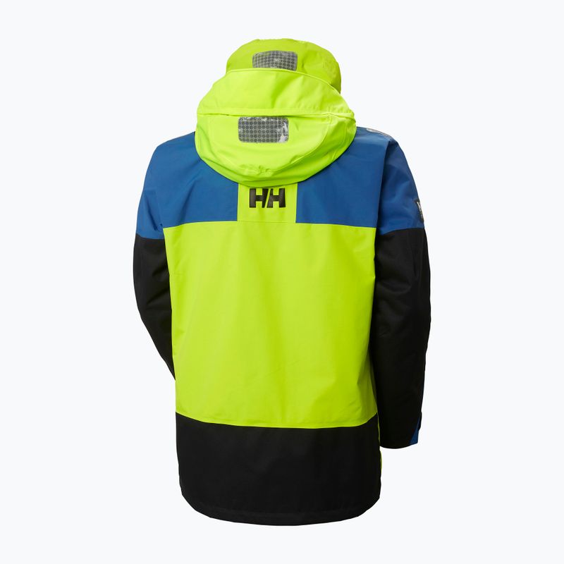 Куртка вітрильна чоловіча Helly Hansen Skagen Offshore azid lime 8