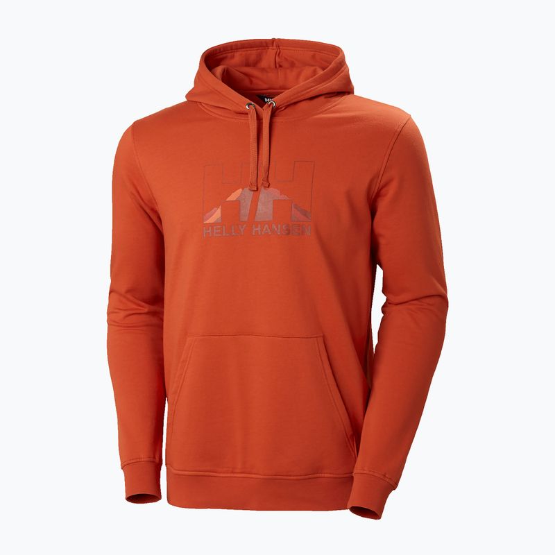 Кофта трекінгова чоловіча Helly Hansen Nord Graphic Pull Over Hoodie червона 62975_308 5