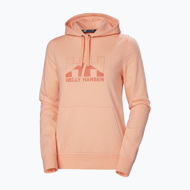 Кофта трекінгова жіноча Helly Hansen Nord Graphic Pullover Hoodie помаранчева 62981_058 8