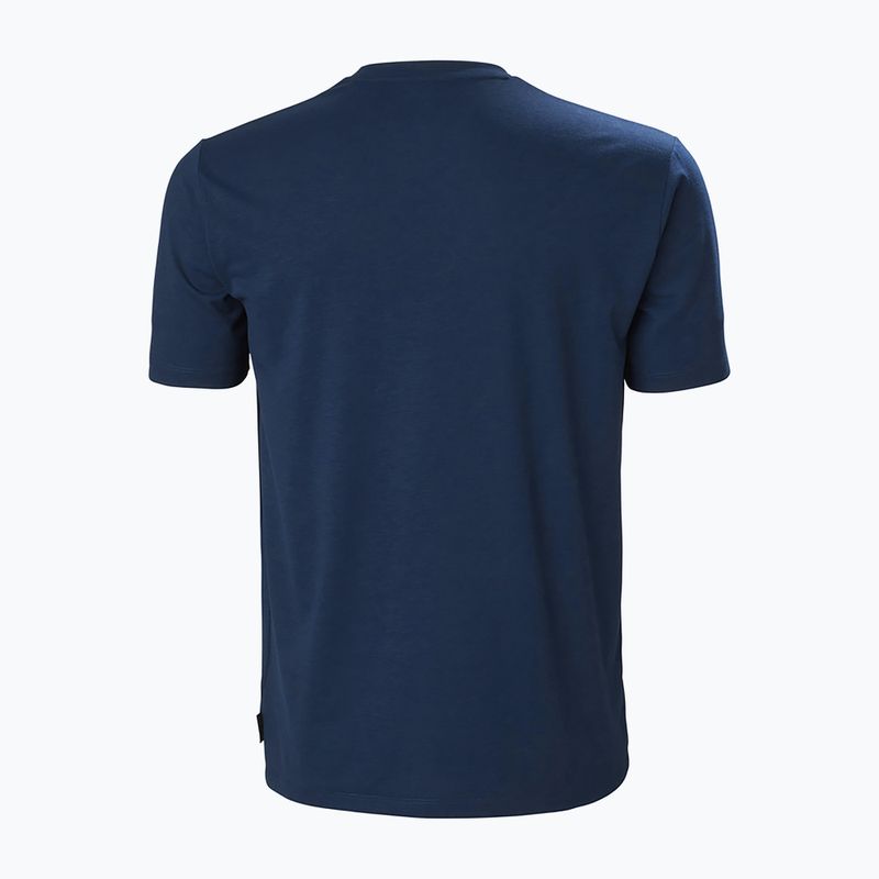 Футболка трекінгова чоловіча Helly Hansen Skog Recycled Graphic синя 63083_584 6