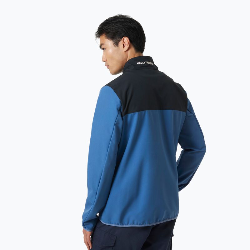 Куртка вітрильна чоловіча Helly Hansen Newport софтшел azurite 2