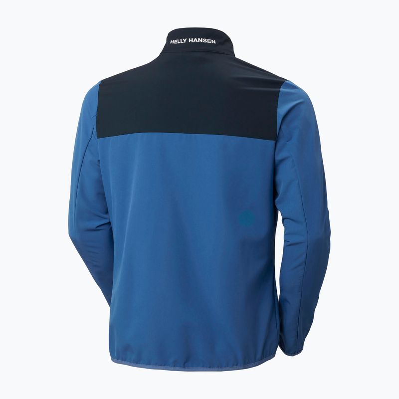 Куртка вітрильна чоловіча Helly Hansen Newport софтшел azurite 7