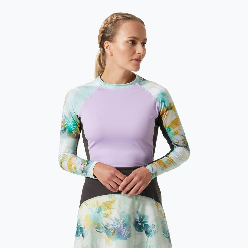 Жіночий плавальний лонгслів Helly Hansen Waterwear Rashguard jade esra