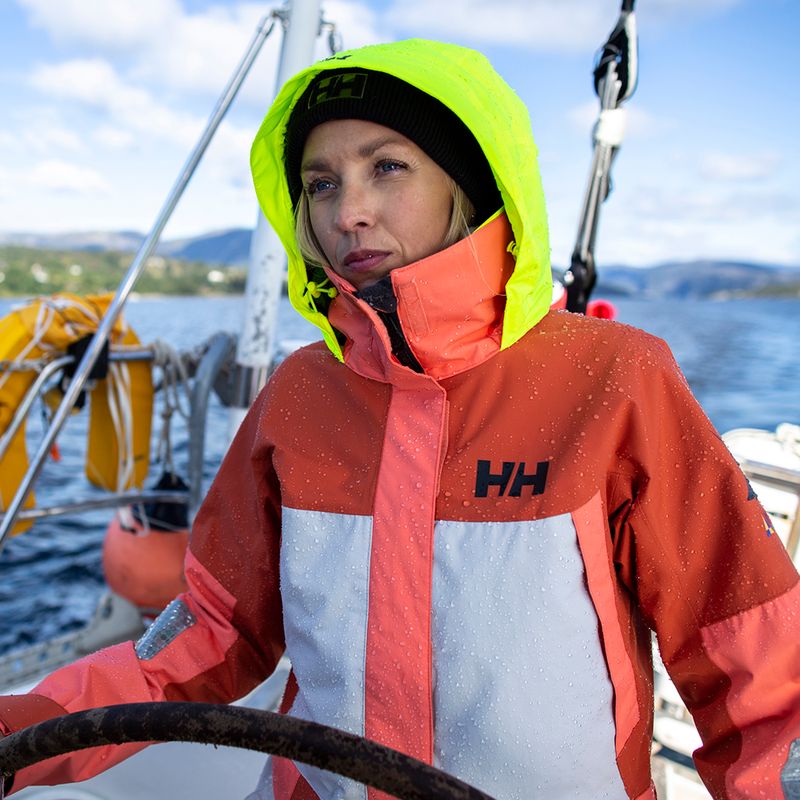 Куртка вітрильна жіноча Helly Hansen Newport Coaсталь terracotta 8