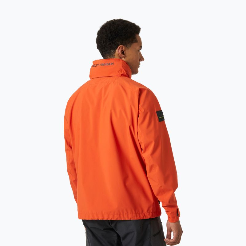 Куртка вітрильна чоловіча Helly Hansen HP Racing Hooded patrol orange 2