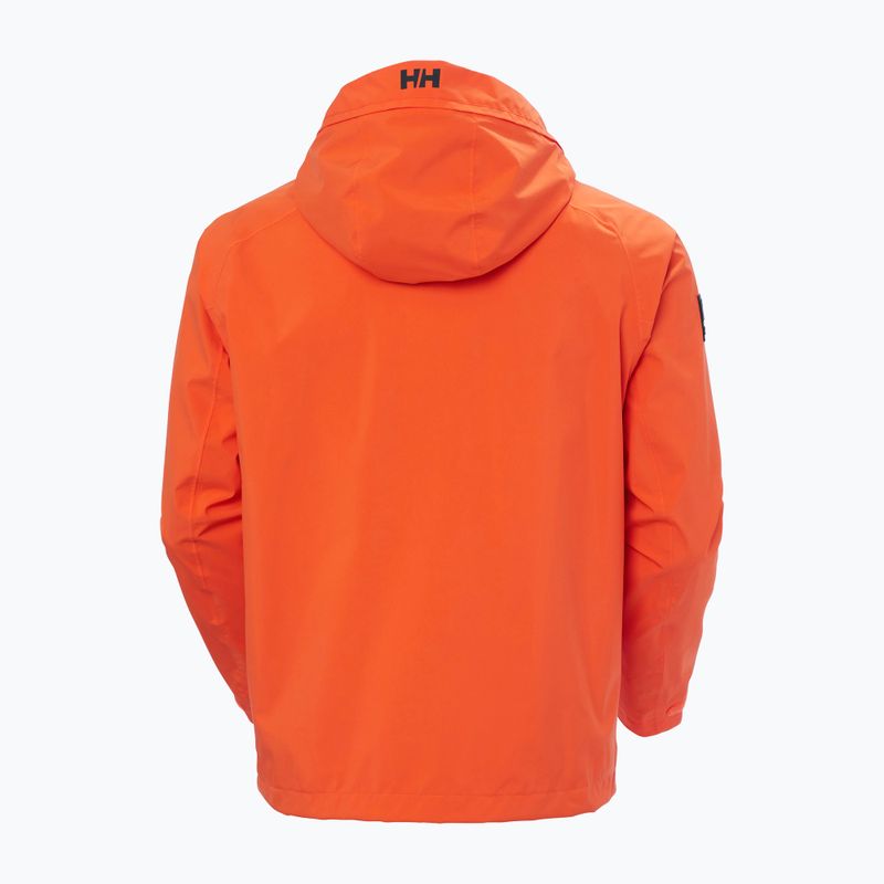 Куртка вітрильна чоловіча Helly Hansen HP Racing Hooded patrol orange 8