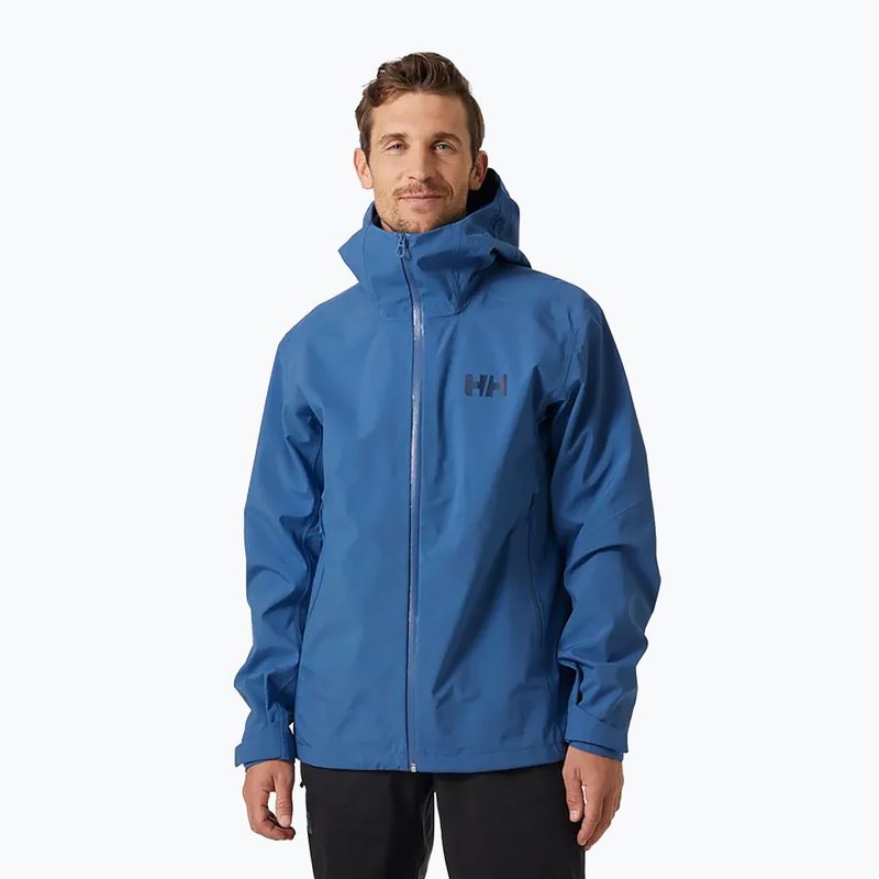 Куртка хардшел чоловіча Helly Hansen Verglas 3L блакитна 63144_636