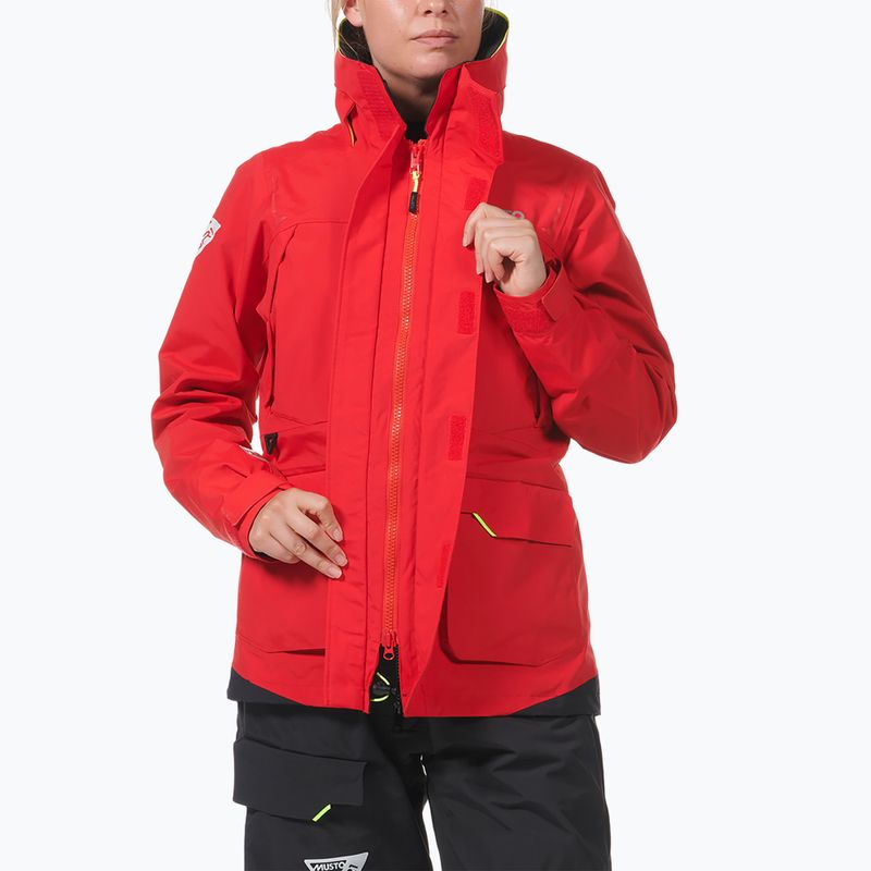 Куртка вітрильна жіноча Musto BR1 Channel true red 4