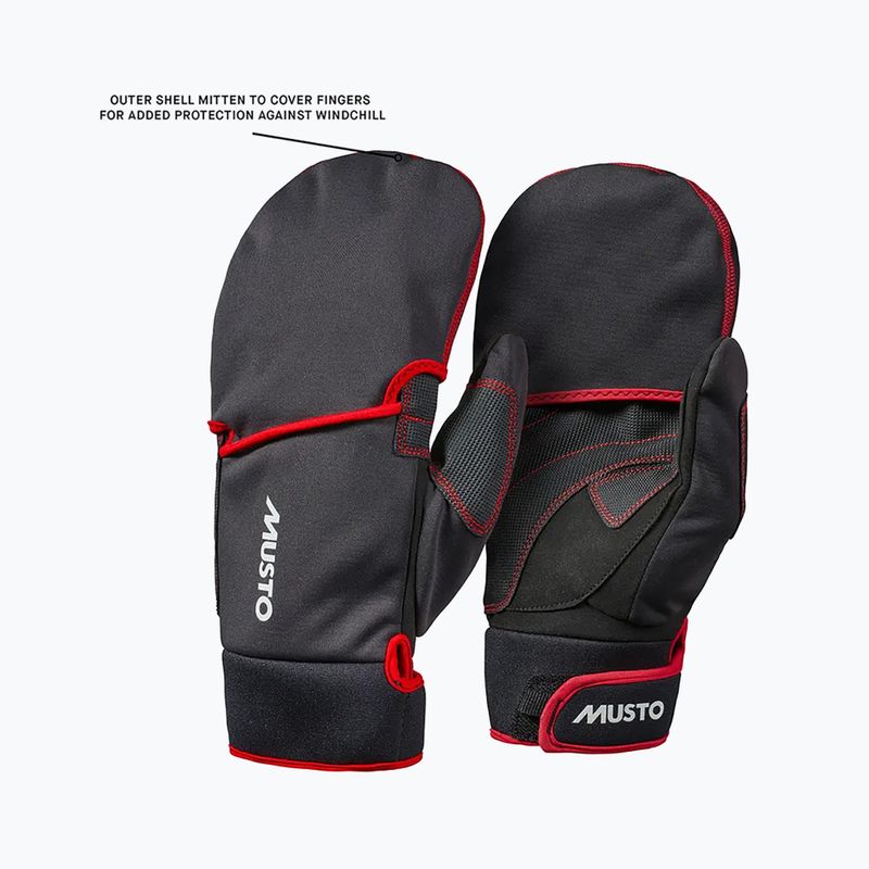 Рукавички вітрильні Musto Performance Winter 2.0 black 2