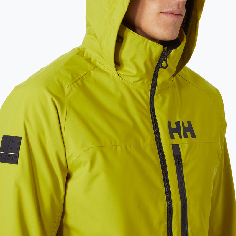 Чоловіча вітрильна куртка Helly Hansen Hp Racing Lifaloft з капюшоном яскравий мох 3