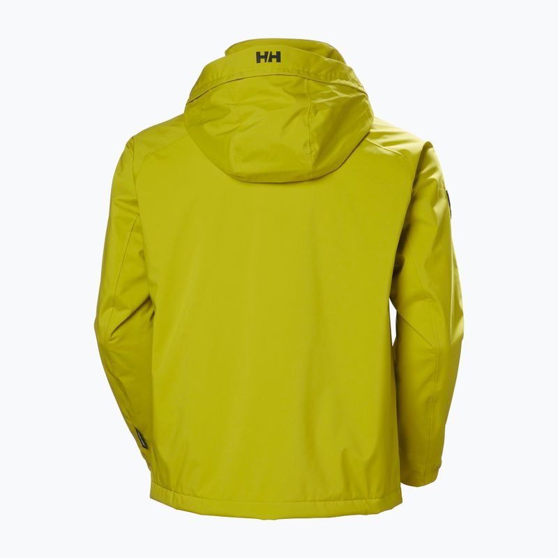 Чоловіча вітрильна куртка Helly Hansen Hp Racing Lifaloft з капюшоном яскравий мох 8