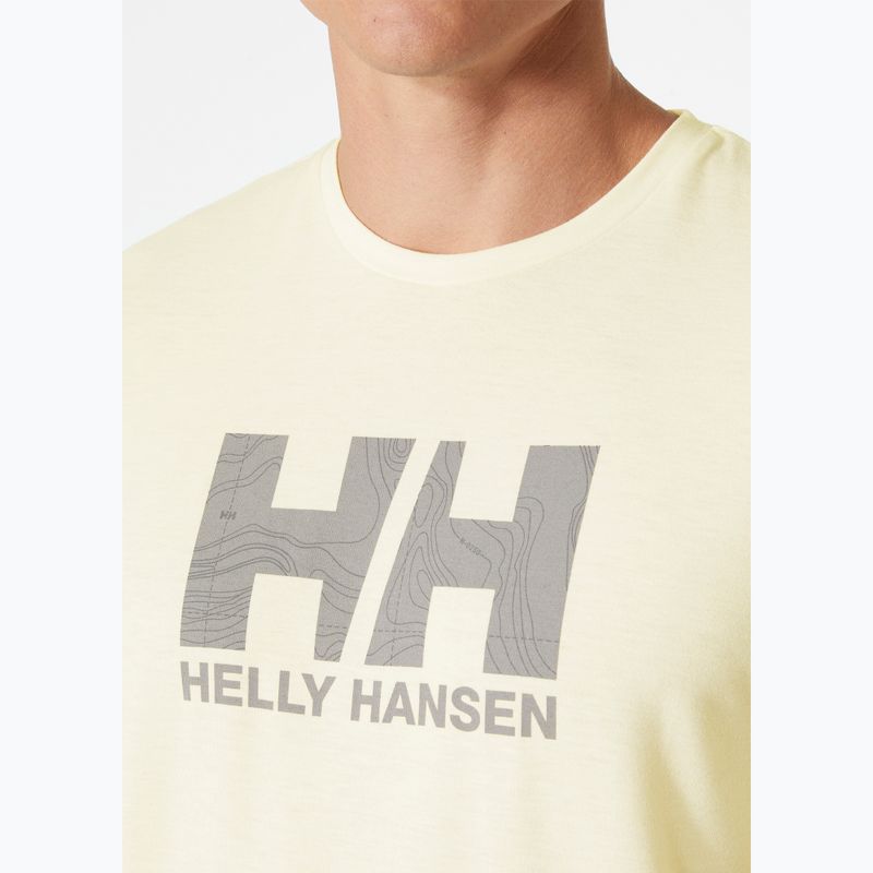 Чоловіча снігова футболка Helly Hansen Skog з переробленим графічним малюнком 3