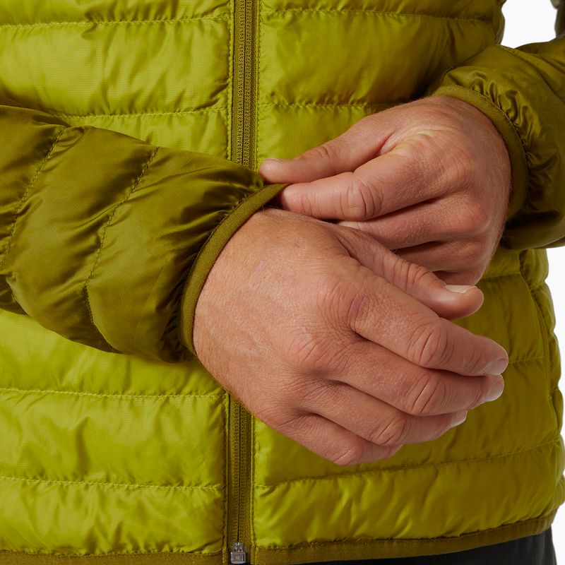 Чоловічий пуховик Helly Hansen Banff з капюшоном утеплювач яскравий мох 5