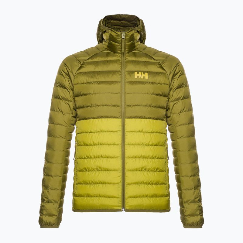 Чоловічий пуховик Helly Hansen Banff з капюшоном утеплювач яскравий мох 6