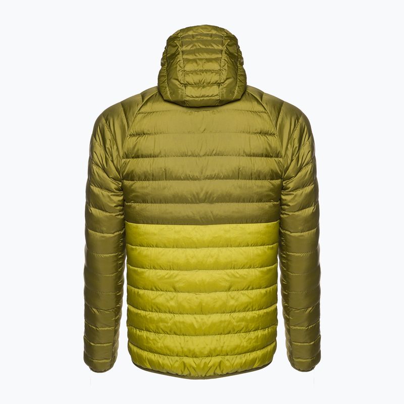 Чоловічий пуховик Helly Hansen Banff з капюшоном утеплювач яскравий мох 7