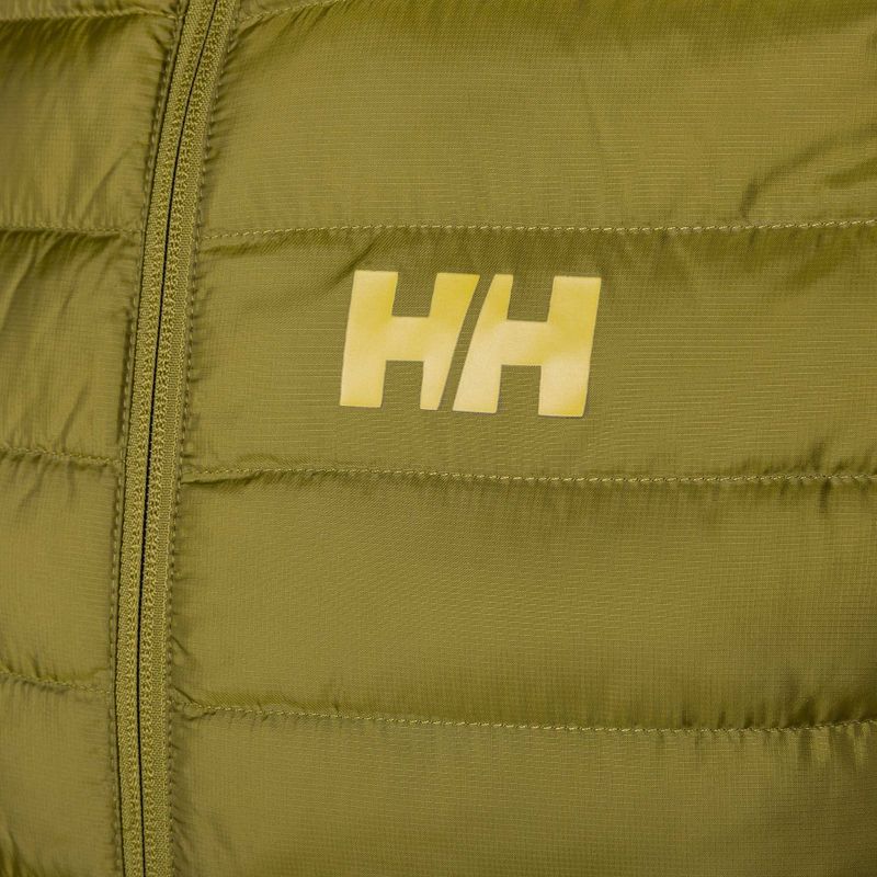 Чоловічий пуховик Helly Hansen Banff з капюшоном утеплювач яскравий мох 8