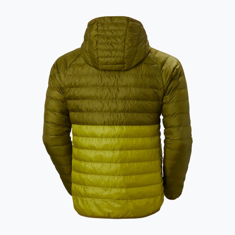 Чоловічий пуховик Helly Hansen Banff з капюшоном утеплювач яскравий мох 12