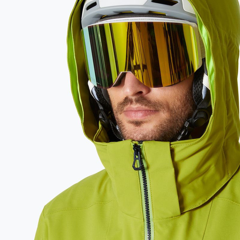 Чоловіча гірськолижна куртка Helly Hansen Alpha 4.0 яскравий мох 3