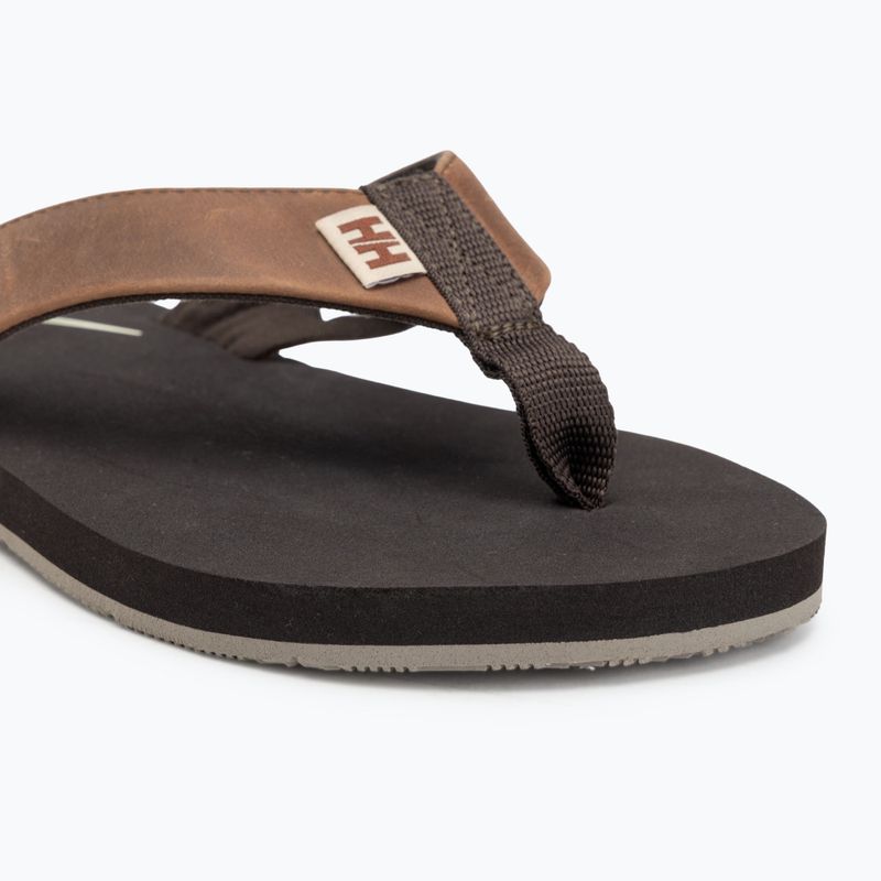 В'єтнамки чоловічі Helly Hansen Seasand 2 Leather Sandals espresso / fallen rock / c 7