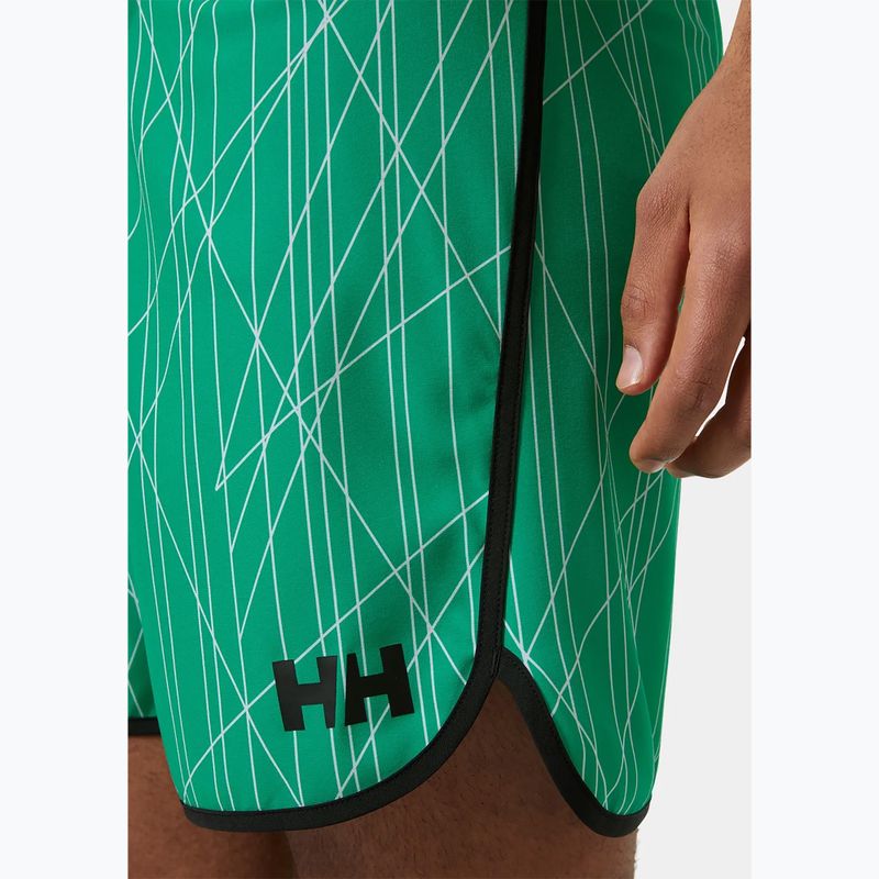 Чоловічі шорти для плавання Helly Hansen HP Curve Board 7" яскраво-зелені 3