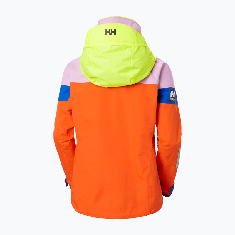 Жіноча вітрильна куртка Helly Hansen Newport Regatta вишневого кольору 9