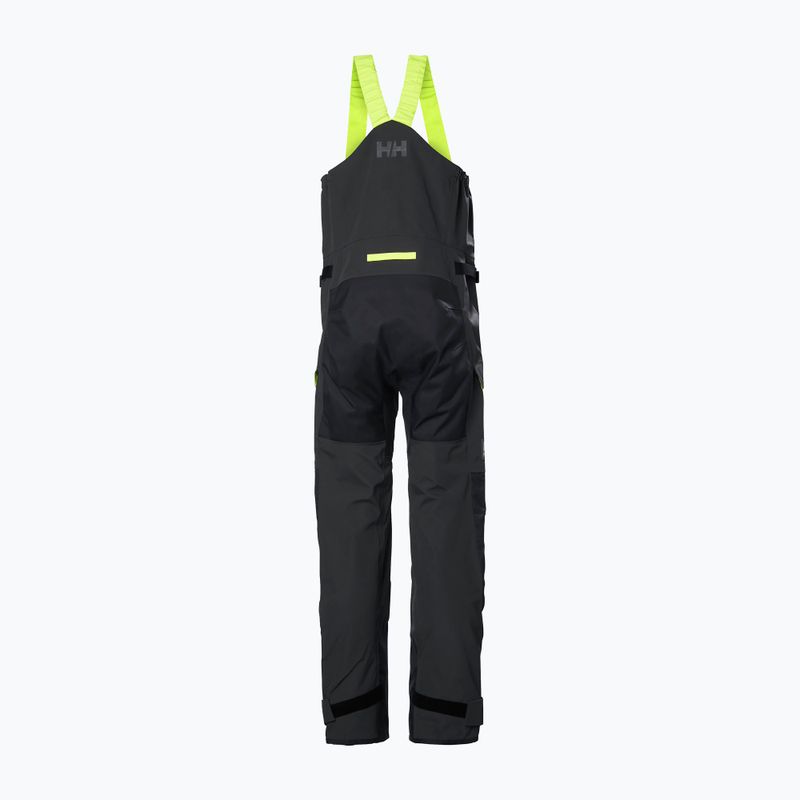 Чоловічі вітрильні штани Helly Hansen Skagen Pro Bib чорне дерево 8