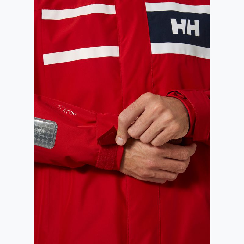 Чоловіча вітрильна куртка Helly Hansen Salt Inshore червона 3
