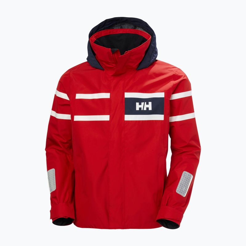 Чоловіча вітрильна куртка Helly Hansen Salt Inshore червона 5