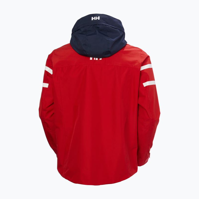 Чоловіча вітрильна куртка Helly Hansen Salt Inshore червона 6