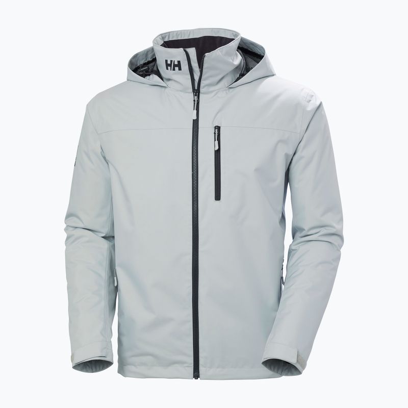 Куртка вітрильна чоловіча Helly Hansen Crew Hooded Midlayer 2 grey fog