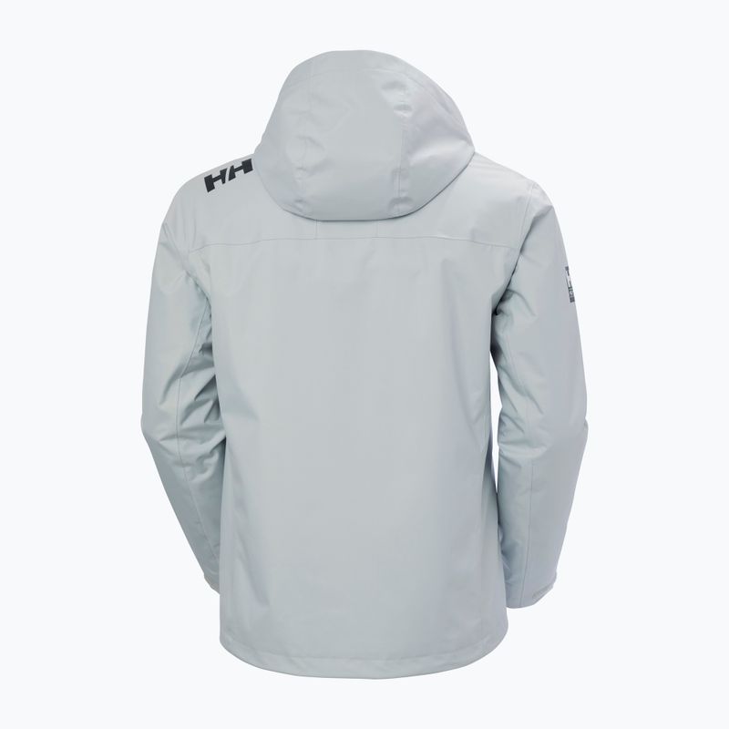 Куртка вітрильна чоловіча Helly Hansen Crew Hooded Midlayer 2 grey fog 2