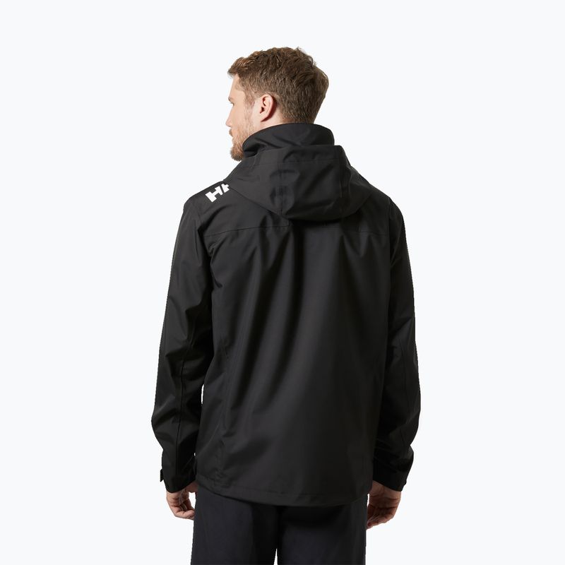 Чоловіча вітрильна куртка Helly Hansen Crew Hooded 2.0 чорна 2