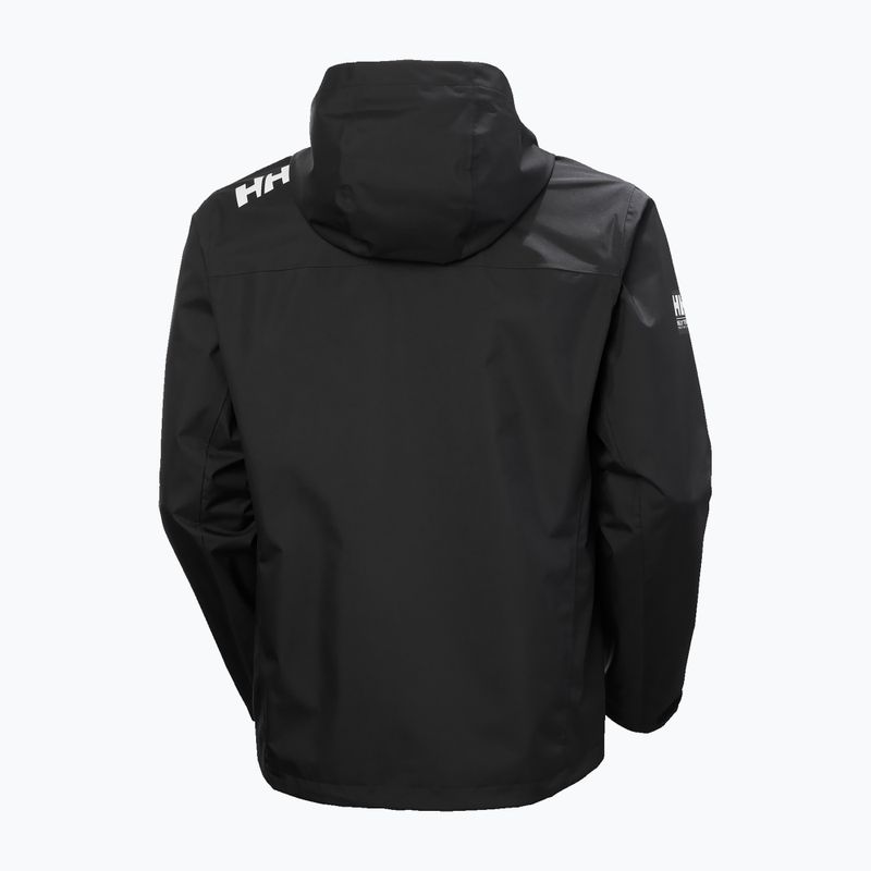 Чоловіча вітрильна куртка Helly Hansen Crew Hooded 2.0 чорна 8