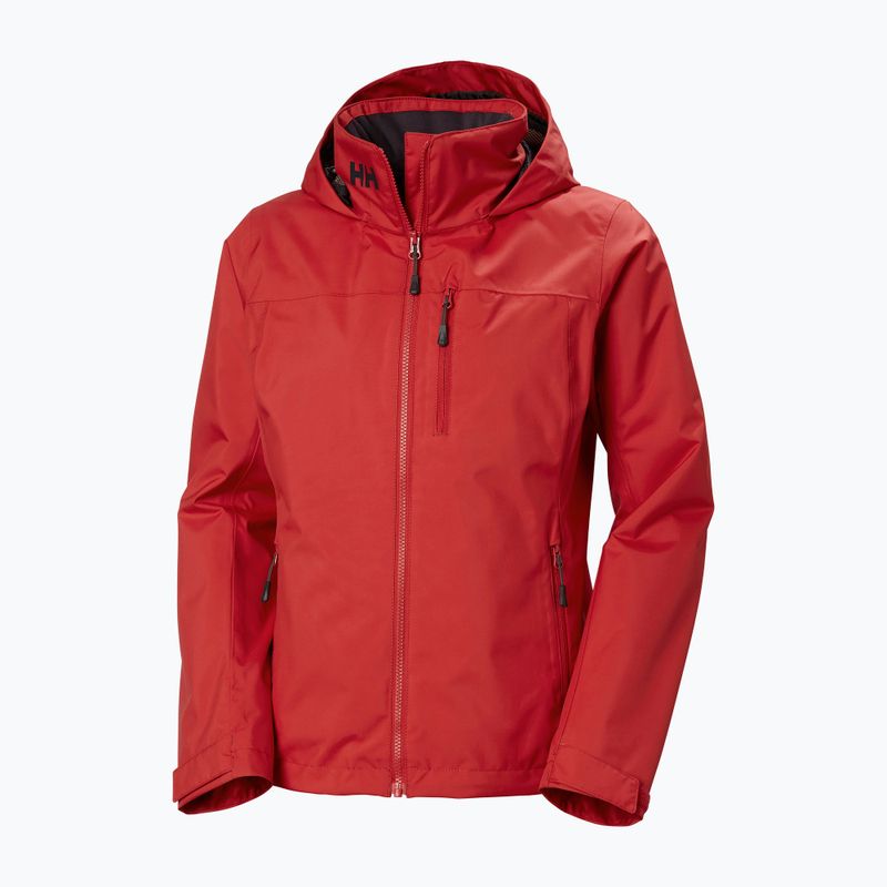Куртка вітрильна жіноча Helly Hansen Crew Hooded Midlayer 2.0 red