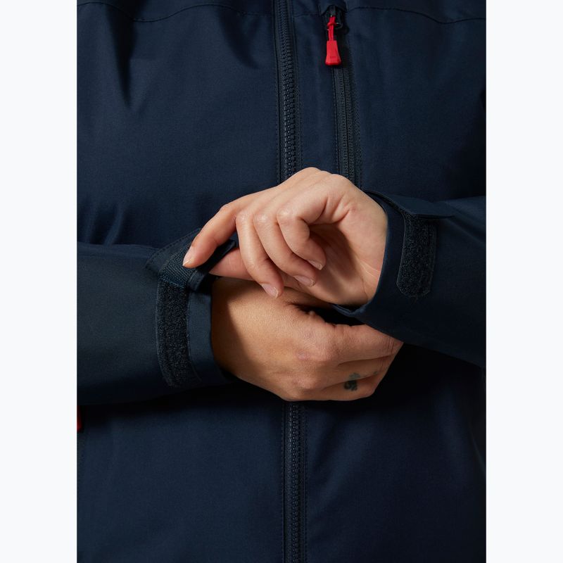 Куртка вітрильна жіноча Helly Hansen Crew Hooded Midlayer 2.0 navy 5