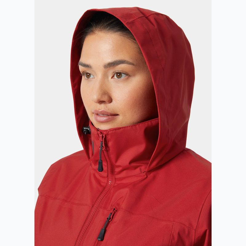 Жіноча вітрильна куртка Helly Hansen Crew Hooded 2.0 червона 3